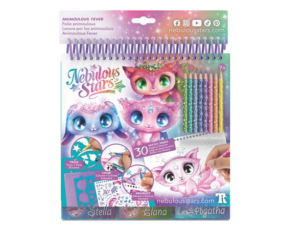 Набор для творчества Nebulous Stars Скетчбук Зоряні друзі (11141), изображение 2