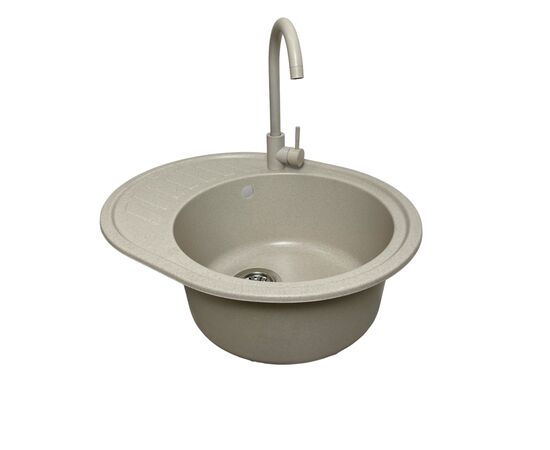 Мойка кухонная Adamant Ovum Avena + змішувач (1824296910406), изображение 3