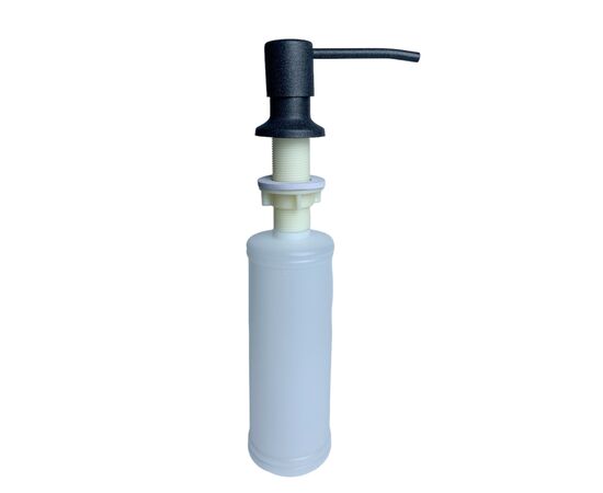 Мойка кухонная Adamant Ovum графіт + змішувач + дозатор (1824296900413), изображение 5