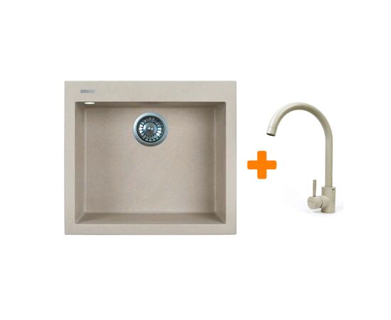 Мойка кухонная Adamant Univer Avena + змішувач (4824296912106)