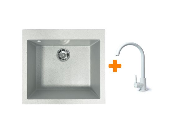 Мийка кухонна Adamant Univer Old stone + змішувач (4824296912110)