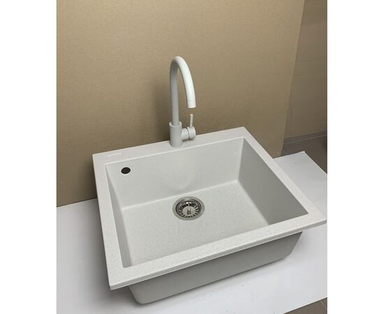 Мойка кухонная Adamant Univer Old stone + змішувач + дозатор + ополіскувач склянок + колан (4824296106610), изображение 3