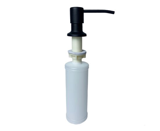 Мойка кухонная Adamant Univer антрацит + змішувач + дозатор + ополіскувач склянок + коланд (4824296106615), изображение 3