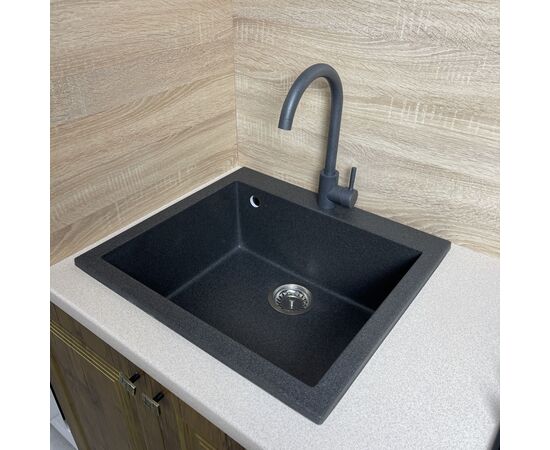 Мойка кухонная Adamant Univer графіт + змішувач + дозатор (4824296902113), изображение 2