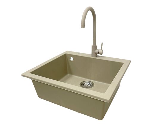 Мойка кухонная Adamant Univer Сахара + змішувач (4824296912102), изображение 3