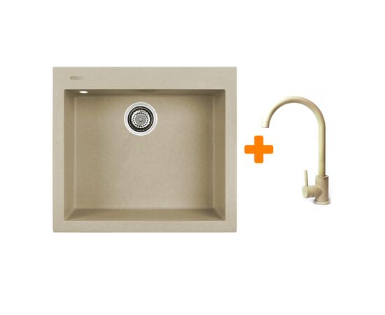 Мойка кухонная Adamant Univer Сахара + змішувач (4824296912102)