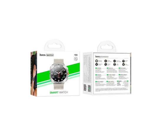 Смарт-часы HOCO Y29 Smart sports watch (call version) Silver (6942007648523), изображение 3
