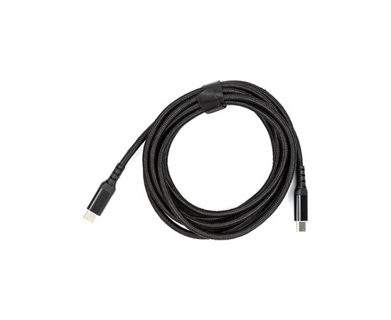 Дата кабель USB-C to USB-C 3.0m PD60W black San Guan (CA914104), изображение 3