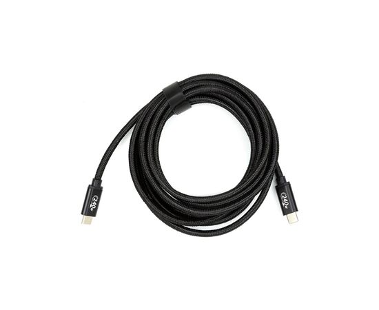 Дата кабель USB-C to USB-C 3.0m PD240W black San Guan (CA914128), изображение 3