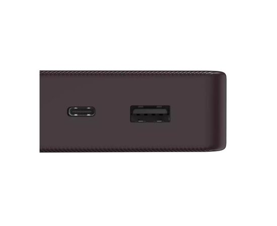 Батарея универсальная Hama 20000mAh, 15W/5V/3A, USB-C, USB-A, plum (00201715), изображение 5