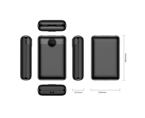 Батарея универсальная VEGER 20000mAh S20 22.5W PD/3/0 QC/3.0 black (6970453554198), изображение 2