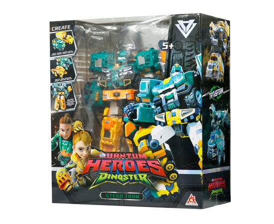 Трансформер Dinoster Стего Трон (2 машини, динозаври) (EU580804), зображення 9