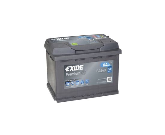 Акумулятор автомобільний EXIDE PREMIUM 64A (EA640)