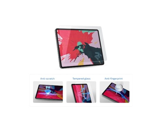 Стекло защитное 2E 2.5D Samsung Galaxy Tab S10+ (X826) 12.4" (2025) Transparent (2E-G-TABS10P-LT2.5D-CL), изображение 2