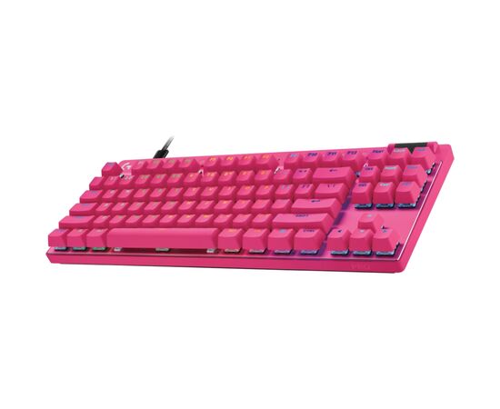 Клавіатура Logitech G PRO X TKL RAPID Wired Gaming Linear USB UA Magenta (920-013253), зображення 3