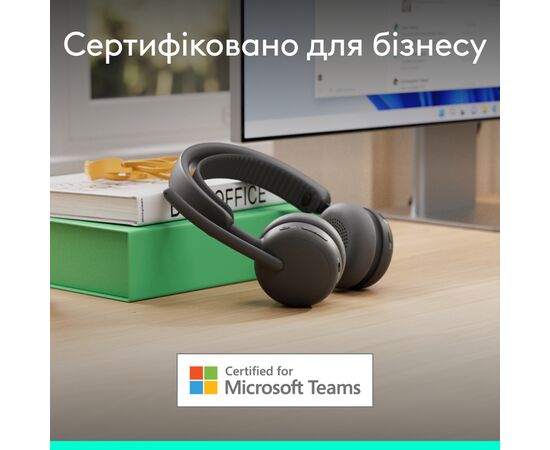 Наушники Logitech Zone Wireless 2 ES for Business Graphite (981-001512), изображение 7