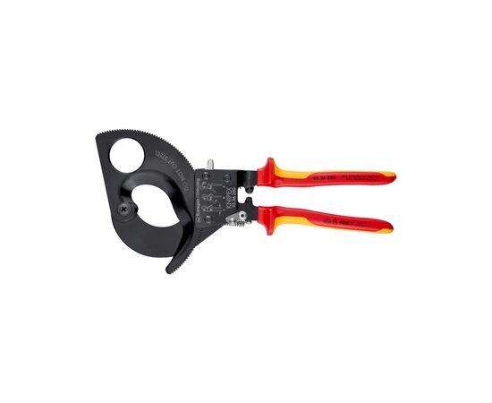 Кабелерез KNIPEX 52мм / 380мм.кв, 280мм (95 36 280), изображение 3