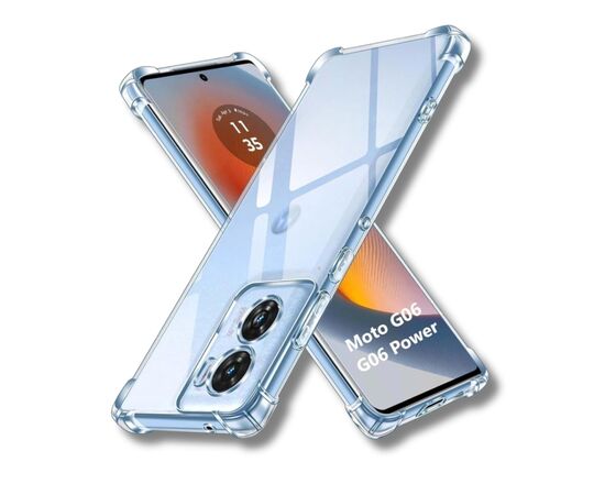 Чехол для мобильного телефона BeCover Anti-Shock Motorola Moto G06 / G06 Power 4G Clear (714699), изображение 2