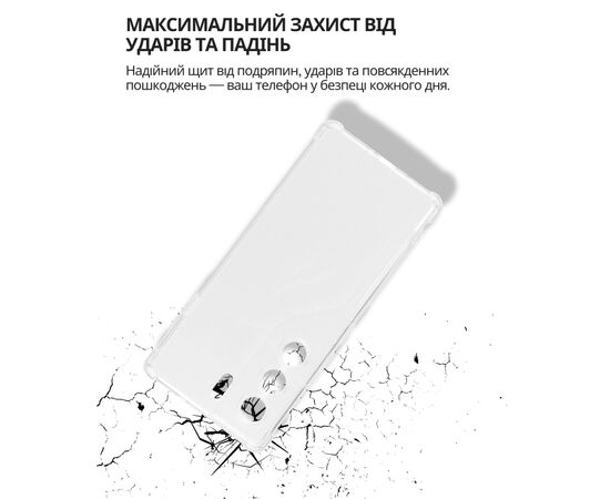 Чехол для мобильного телефона BeCover Anti-Shock Tecno Camon 40 (CM5) Clear (714704), изображение 3