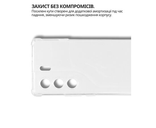 Чехол для мобильного телефона BeCover Anti-Shock Tecno Camon 40 (CM5) Clear (714704), изображение 4