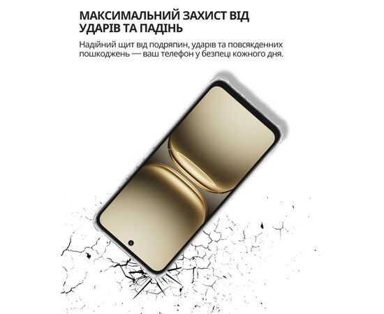 Чохол до мобільного телефона BeCover Anti-Shock Tecno Spark 40C 4G (KM4k) Clear (714706), зображення 4