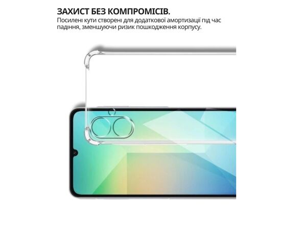 Чохол до мобільного телефона BeCover Anti-Shock Tecno Spark Go 2 (KM4) Clear (714705), зображення 3