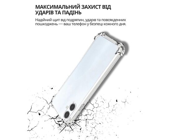 Чохол до мобільного телефона BeCover Anti-Shock Tecno Spark Go 2 (KM4) Clear (714705), зображення 4