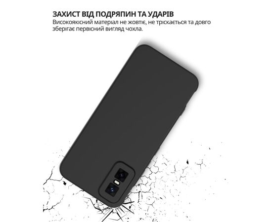 Чохол до мобільного телефона BeCover Silicone Infinix GT 30 Pro (X6873) Black (714666), зображення 3