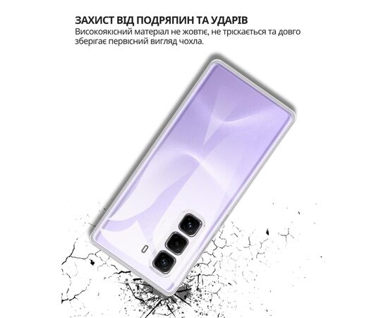 Чехол для мобильного телефона BeCover Silicone Infinix Hot 60 Pro Plus (X6886) Transparent (714672), изображение 4