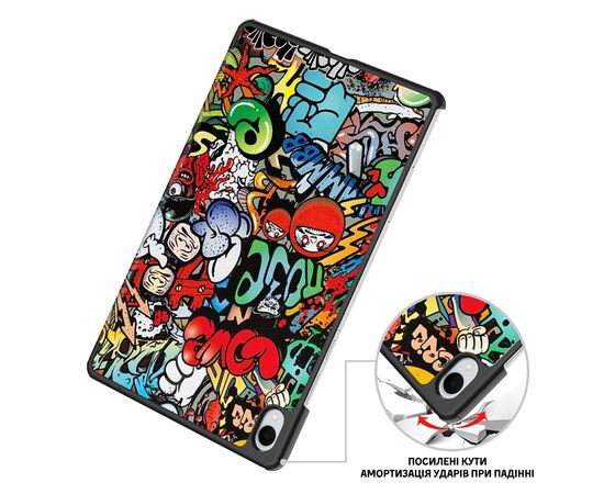 Чехол для планшета BeCover Smart Case Samsung Galaxy Tab S11 (SM-X730/X736) 11.0" Graffiti (714655), изображение 4