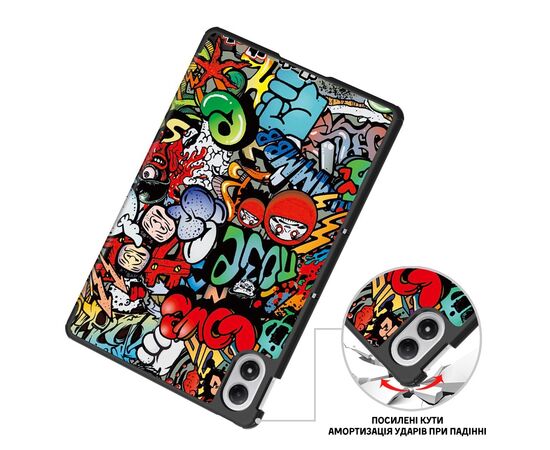Чохол до планшета BeCover Smart Case Xiaomi Redmi Pad 2 Pro 12.1" Graffiti (714639), зображення 5