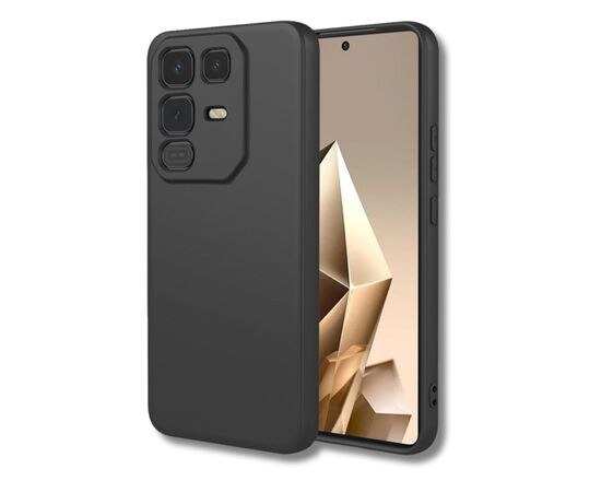 Чохол до мобільного телефона BeCover Silicone Infinix Note 50 4G (X6858) Black (714668), зображення 2