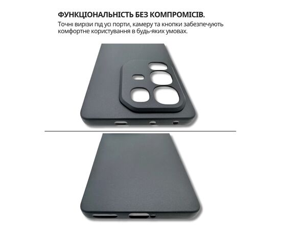 Чехол для мобильного телефона BeCover Silicone Infinix Note 50 Pro 4G (X6855) Black (714673), изображение 3