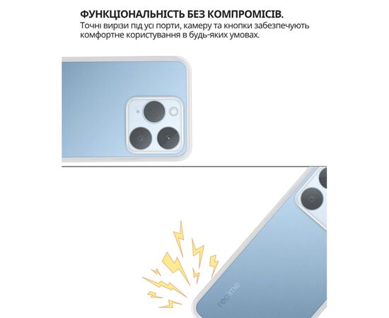 Чехол для мобильного телефона BeCover Silicone Realme 15T Transparent (714695), изображение 3