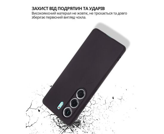 Чохол до мобільного телефона BeCover Silicone Tecno Camon 40 (CM5) Black (714679), зображення 3
