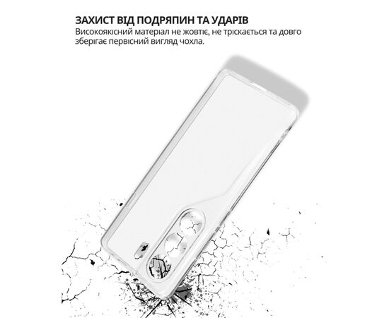 Чохол до мобільного телефона BeCover Silicone Tecno Camon 40 (CM5) Transparent (714680), зображення 3