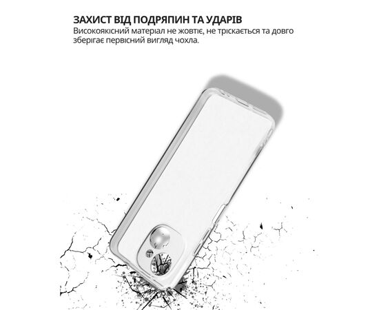 Чохол до мобільного телефона BeCover Silicone Tecno Spark 40C 4G (KM4k) Transparent (714684), зображення 4