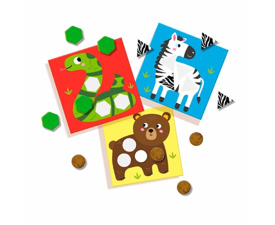 Набор для творчества Ses для занятий мозаикой серии My first" – Мои первые сенсорные карточки" (14483S), изображение 2