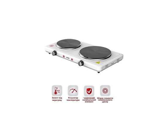 Настільна плита PRIME Technics PEC 2528, зображення 2