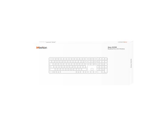 Клавіатура Meetion K230 Bluetooth/Wireless Black (MT-K230MW-A-RUA), зображення 7