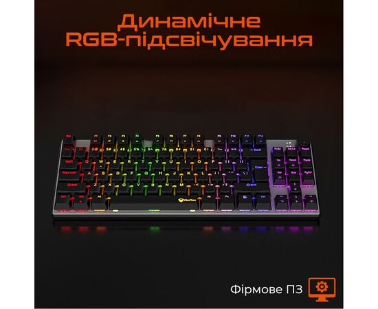 Клавіатура Meetion MK008 Pro USB Type-C Black (MT-MK008Pro-W-RUA), зображення 3