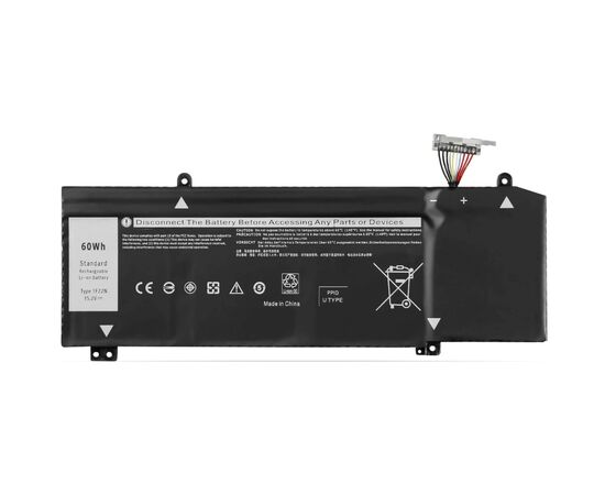Аккумулятор для ноутбука Dell Alienware M15 1F22N, 60Wh (3750mAh), 4cell, 15.2V, Li-ion (A71130)