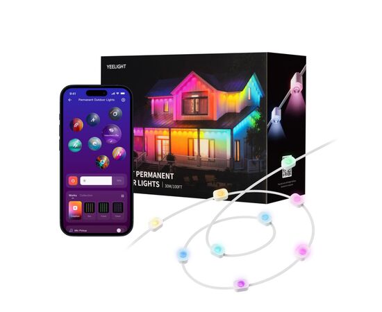 Гирлянда Yeelight Permanent Outdoor Lights зовнішнє 15 м 12V, BLE (YLYDD-0044)