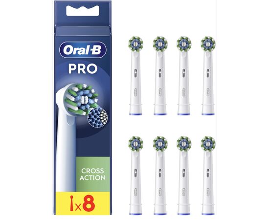 Насадка для зубной щетки Oral-B Cross Action EB50RX (8) (8006540847855)