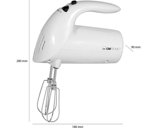 Міксер Clatronic HM 3014 White (HM3014 White), зображення 3