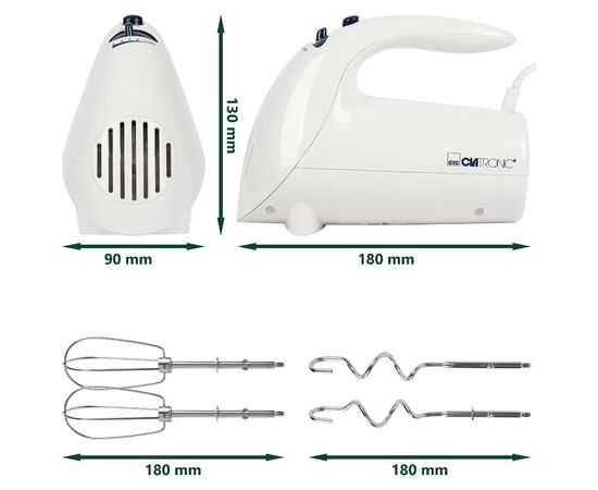 Міксер Clatronic HM 3014 White (HM3014 White), зображення 5
