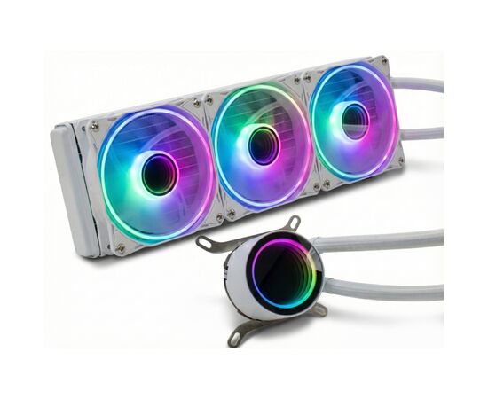 Система жидкостного охлаждения Vinga Wave White