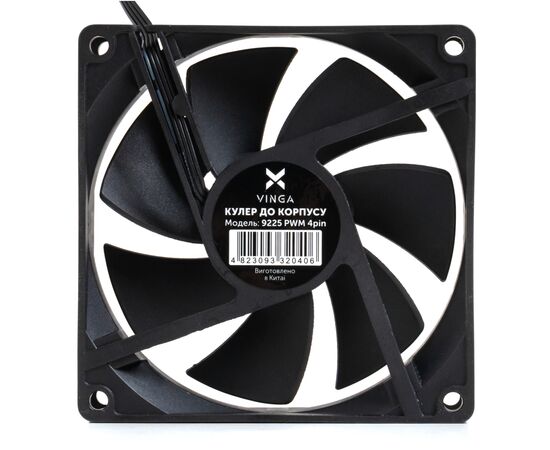 Кулер до корпусу Vinga 9225 PWM 4pin, зображення 3