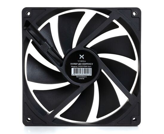 Кулер до корпусу Vinga 14025 PWM 4pin, зображення 3