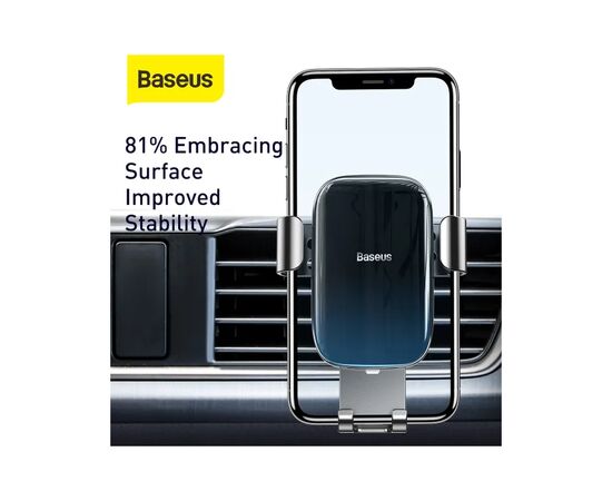 Универсальный автодержатель Baseus Glaze Cravity Car Mount Black (SUYL-LG01), изображение 10